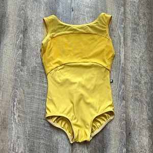 Lucky Leo Yellow Leotard M Medium